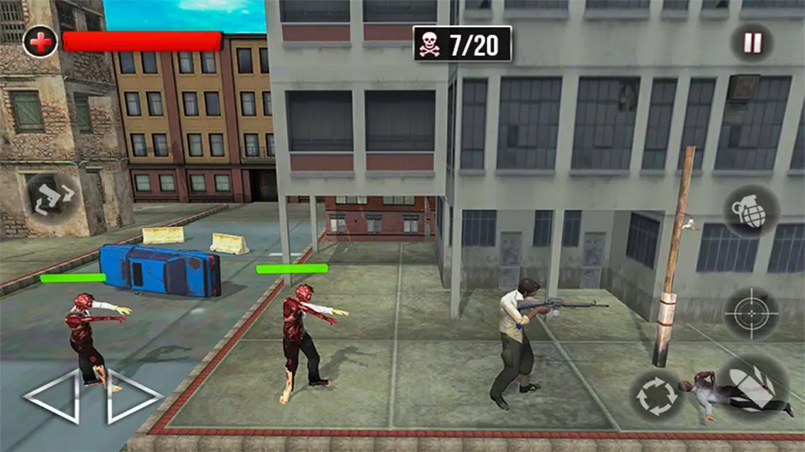 Capturas de pantalla de City Police Zombie Defense 3D