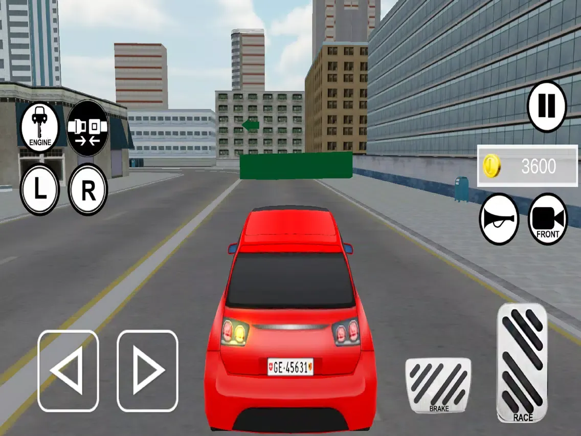 Real City Driving School: Extreme Car Simulator iPad  স্ক্রিনশট