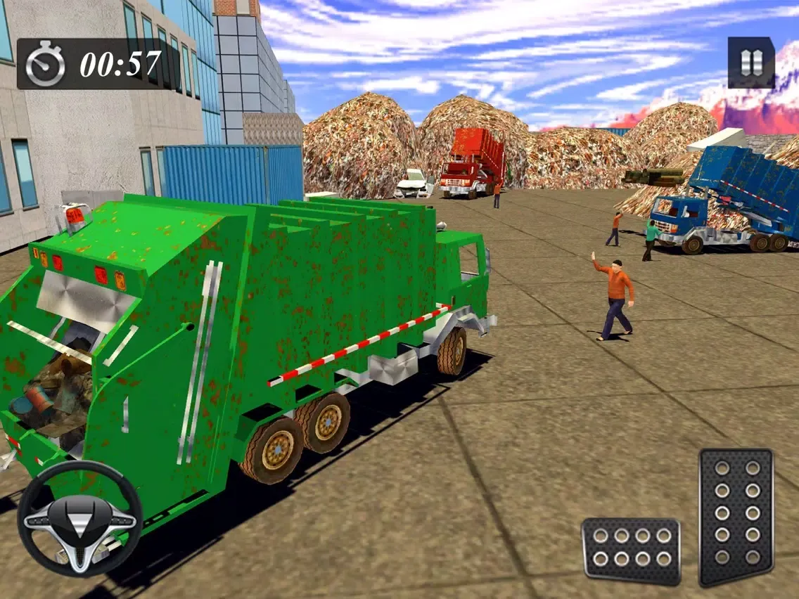 Tangkapan layar Garbage Truck Simulator Pro iPad 