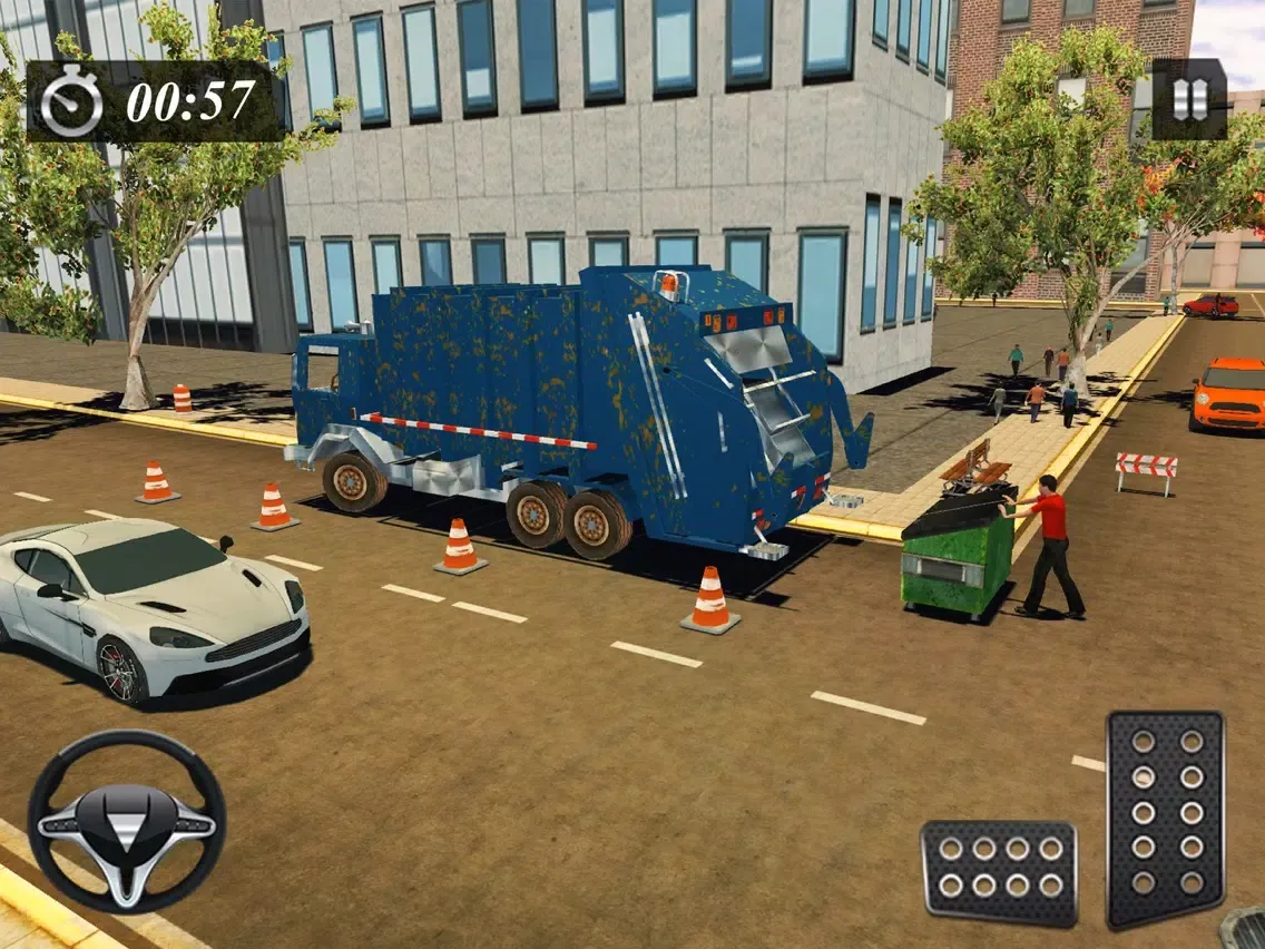 Tangkapan layar Garbage Truck Simulator Pro iPad 