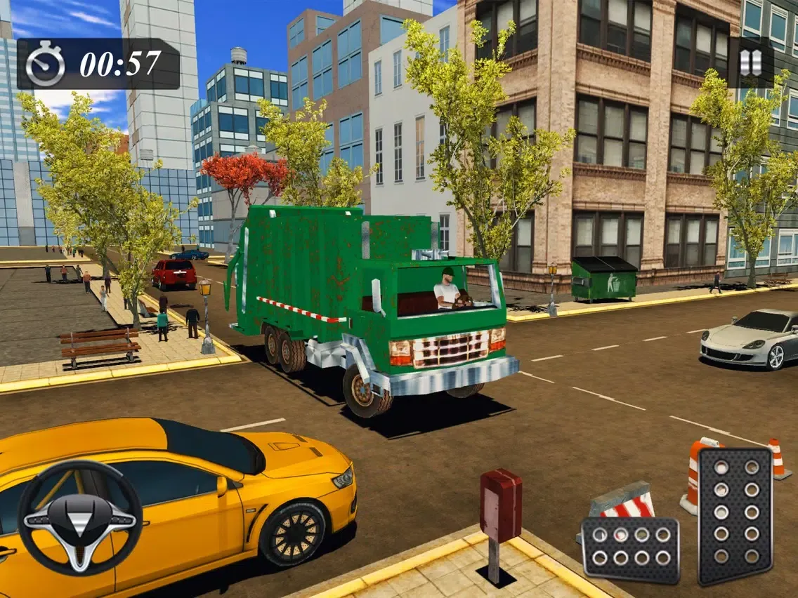 Tangkapan layar Garbage Truck Simulator Pro iPad 