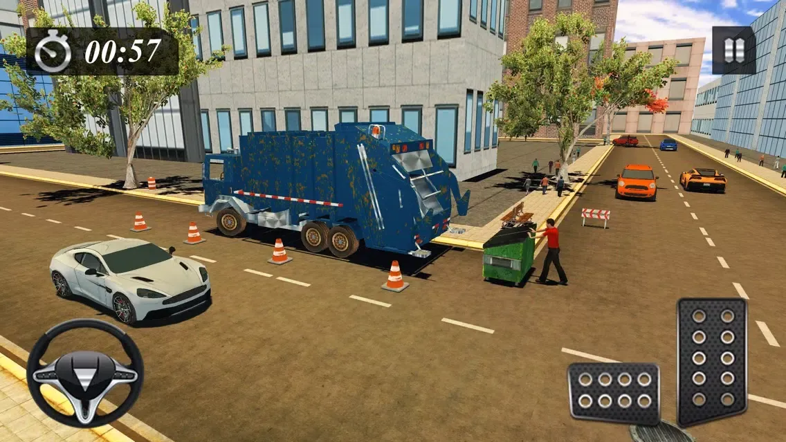 Tangkapan layar Garbage Truck Simulator Pro