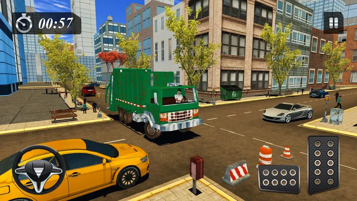 Tangkapan layar Garbage Truck Simulator Pro