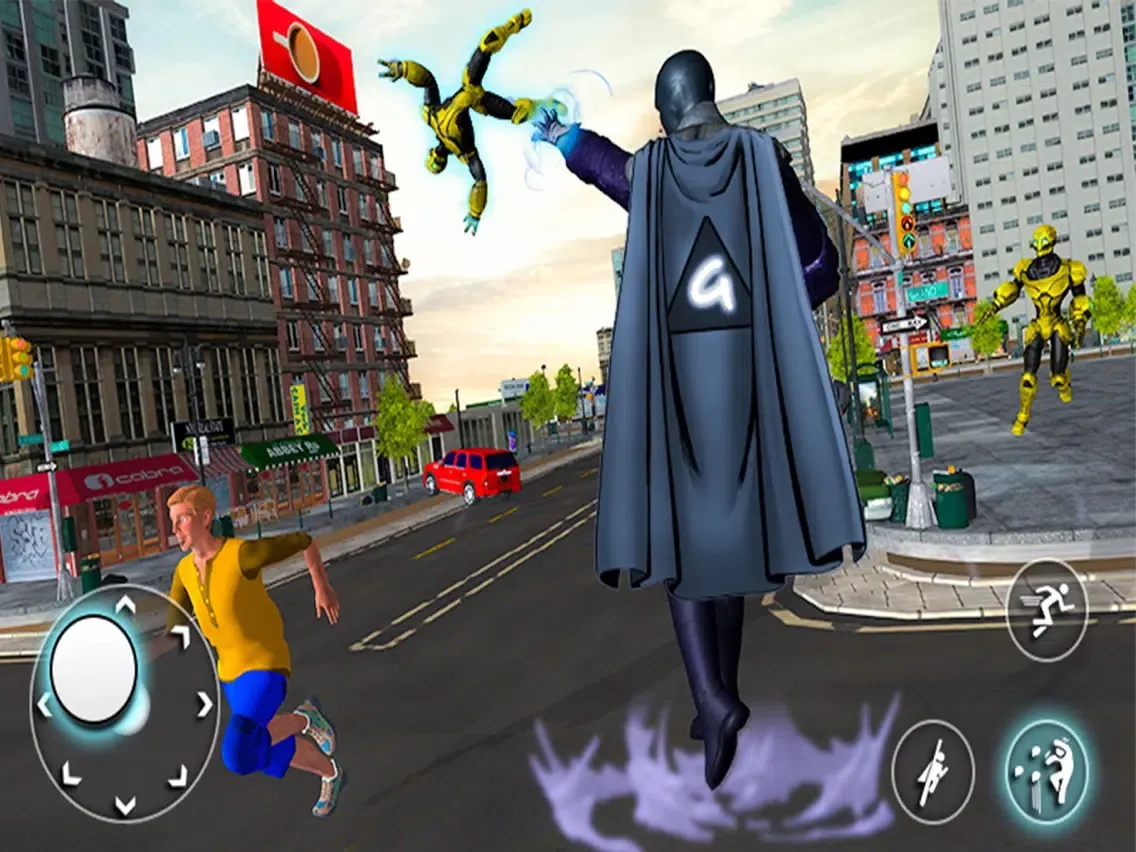 Gravity Man Superhero Mad City iPad  Screenshots