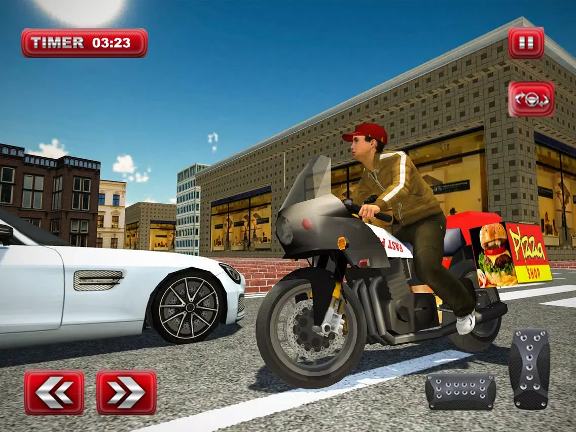 Pizza Delivery Bike Rider Game iPad  स्क्रीनशॉट