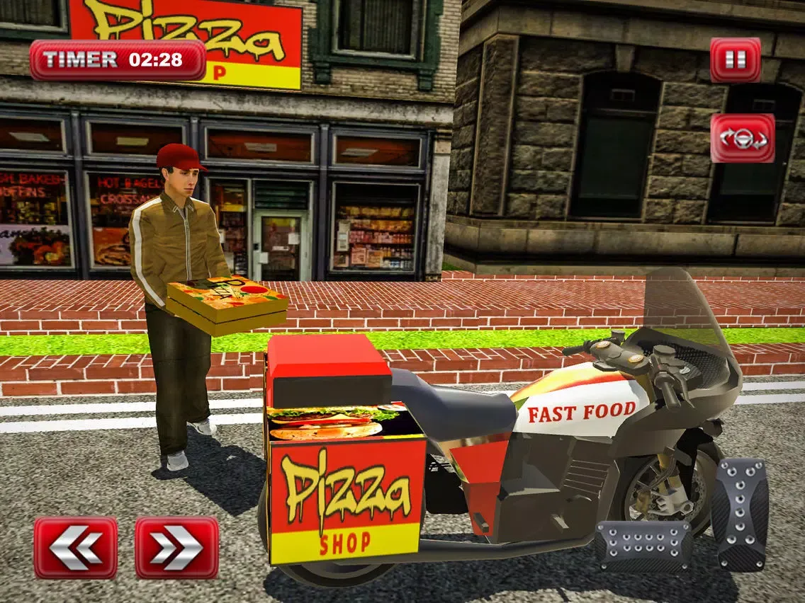 Pizza Delivery Bike Rider Game iPad  स्क्रीनशॉट