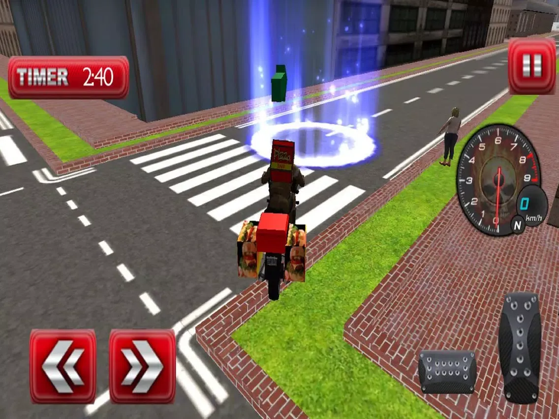 Pizza Delivery Bike Rider Game iPad  स्क्रीनशॉट