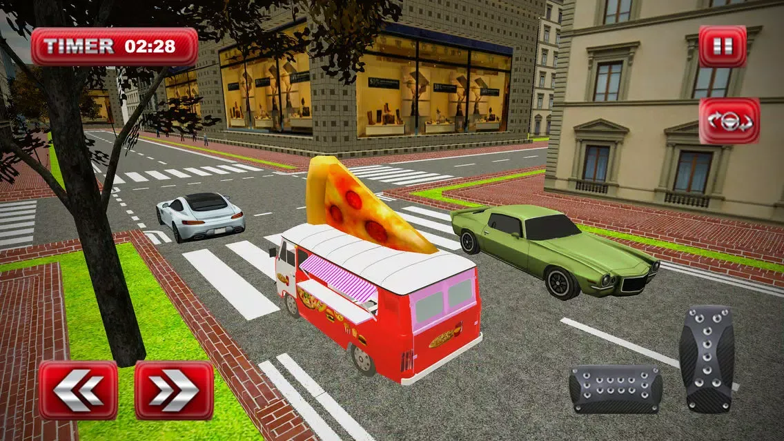 Pizza Delivery Bike Rider Game स्क्रीनशॉट