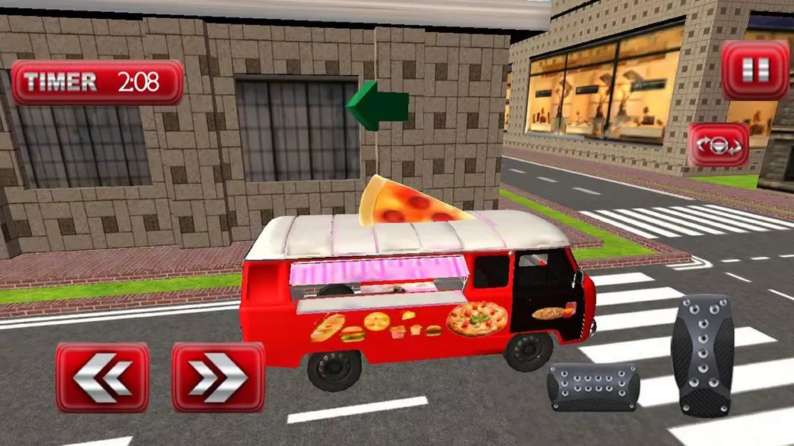 Pizza Delivery Bike Rider Game स्क्रीनशॉट