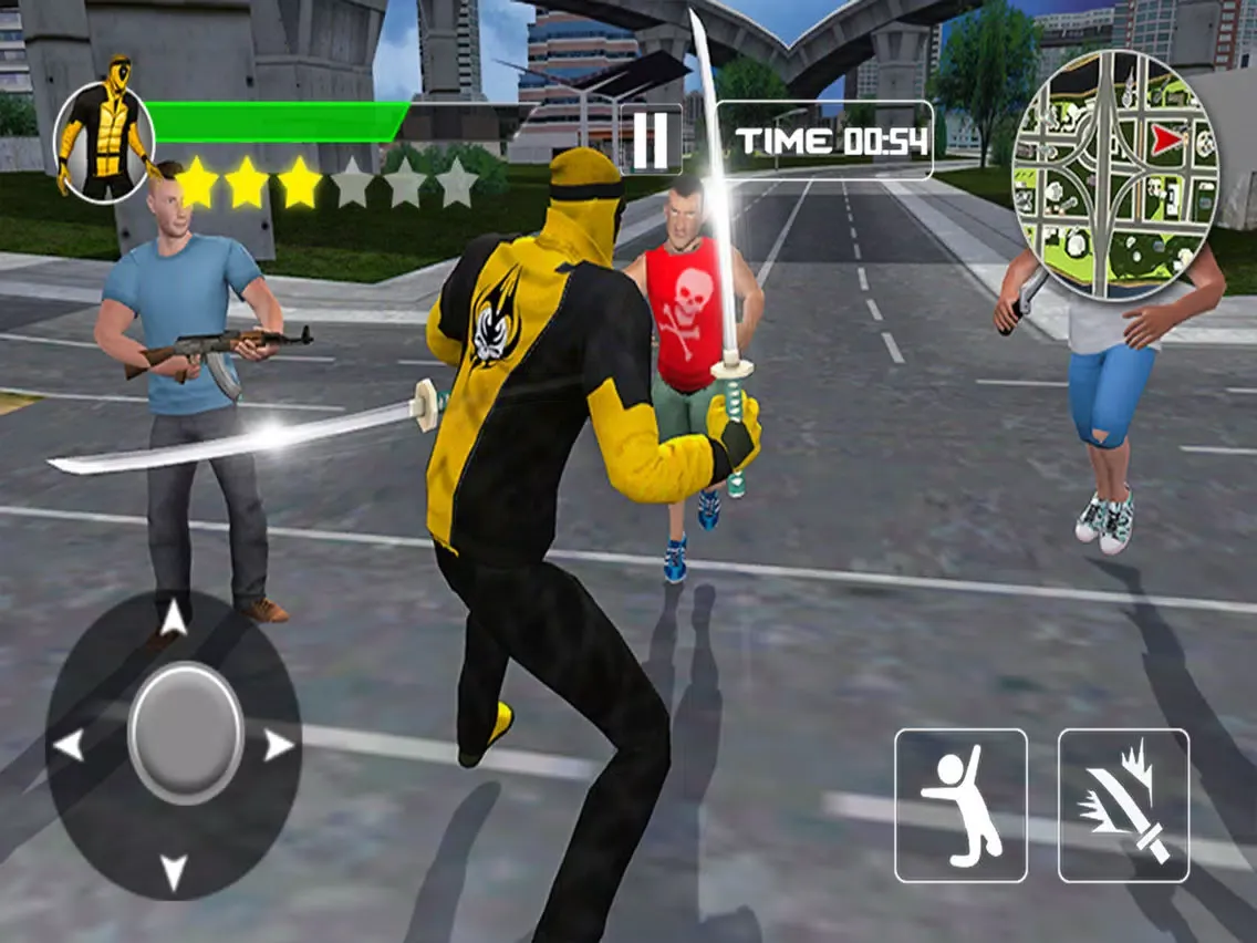 Dual Sword Hero Battle City 3D iPad  Screenshots