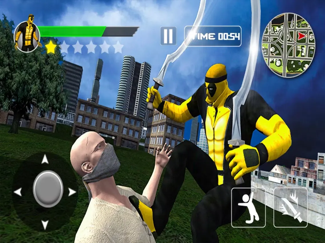 Dual Sword Hero Battle City 3D iPad  Screenshots