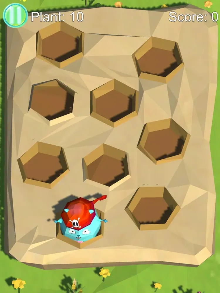 Whack All Moles - 3D Visual iPad  Screenshots