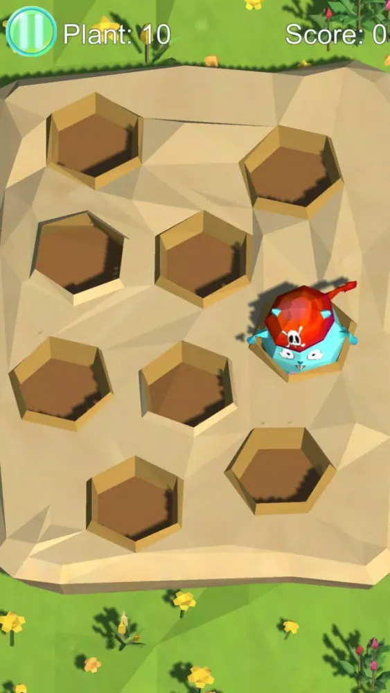 Whack All Moles - 3D Visual Screenshots