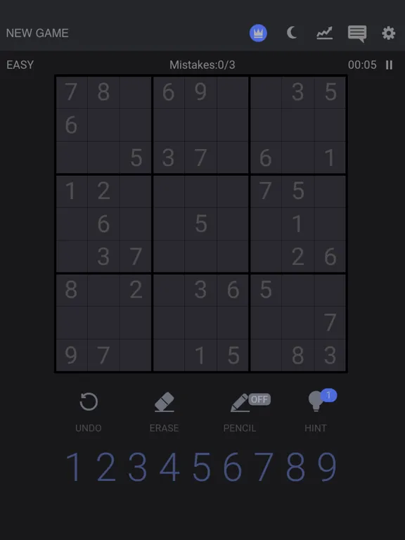 Sudoku: Classic Sudoku Puzzle iPad  Screenshots