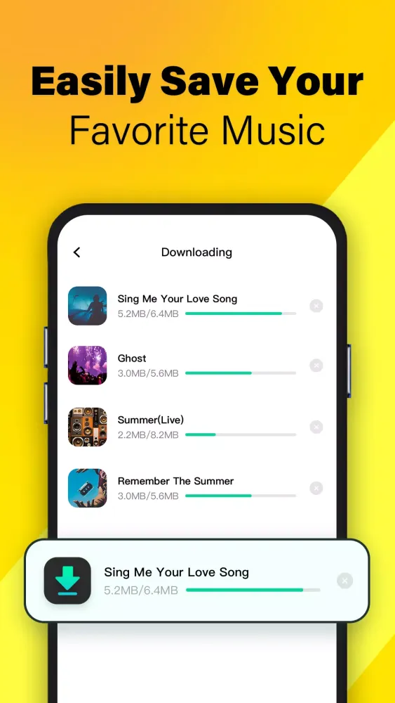 Capturas de tela do Music Downloader - Mp3 Music