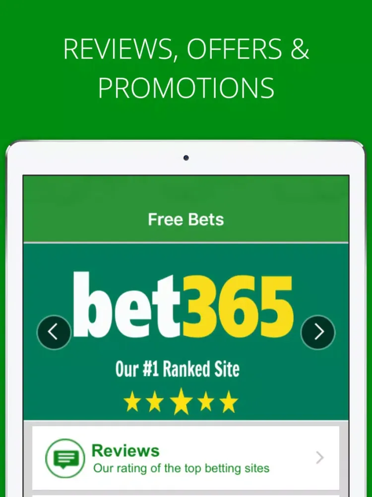 Скриншоты Free Bets Sports Betting App iPad 