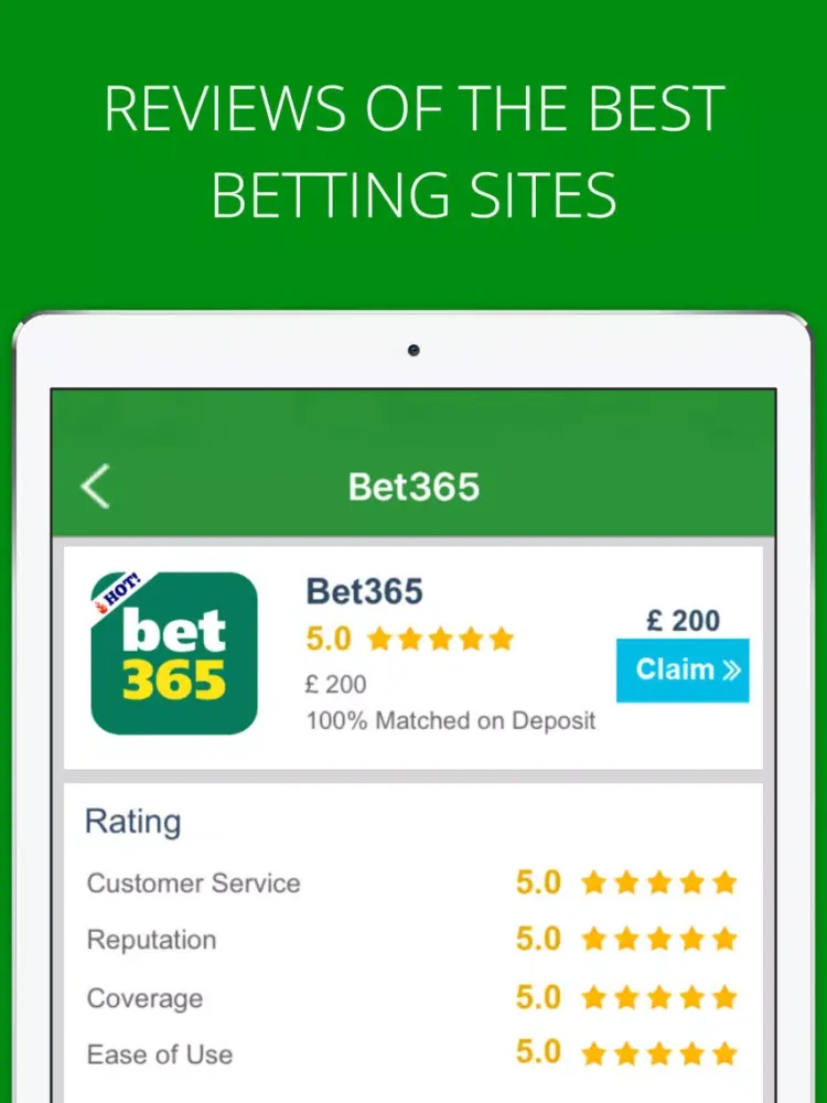 Скриншоты Free Bets Sports Betting App iPad 