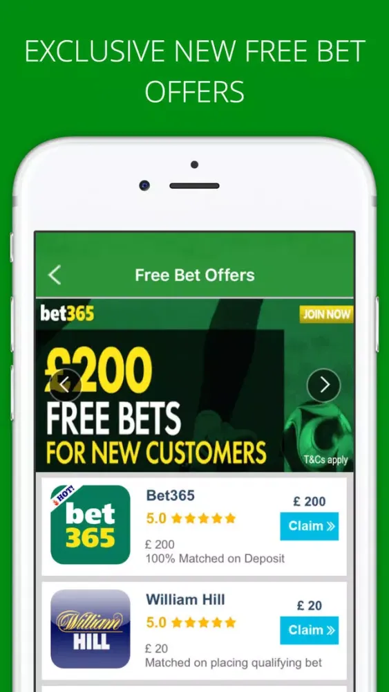 Скриншоты Free Bets Sports Betting App