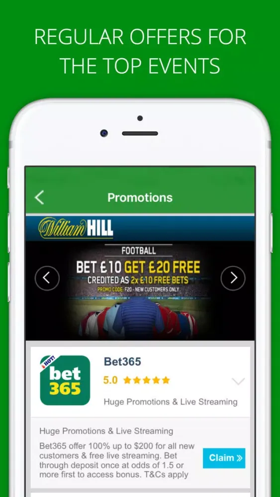 Скриншоты Free Bets Sports Betting App