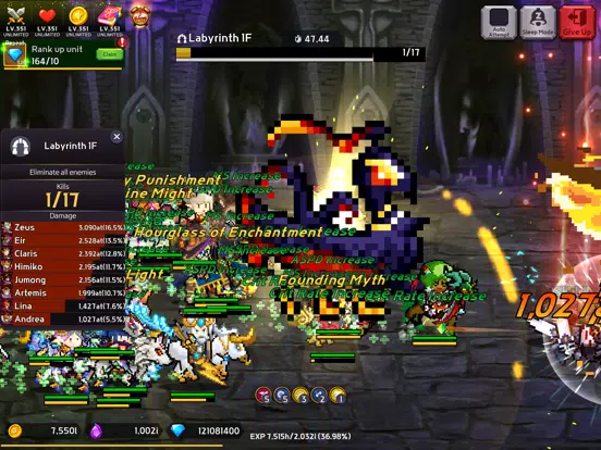 Capturas de tela do Rumble Knights - idle RPG iPad 