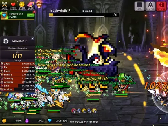 Ảnh chụp màn hình của Rumble Knights - idle RPG iPad 