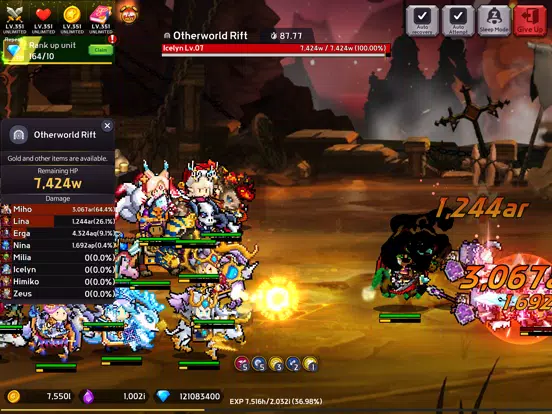 Capturas de tela do Rumble Knights - idle RPG iPad 