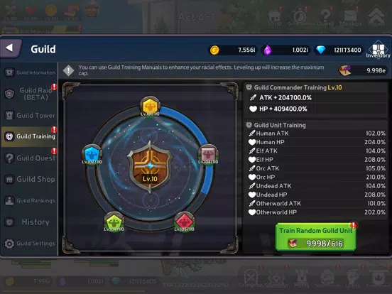 Capturas de tela do Rumble Knights - idle RPG iPad 