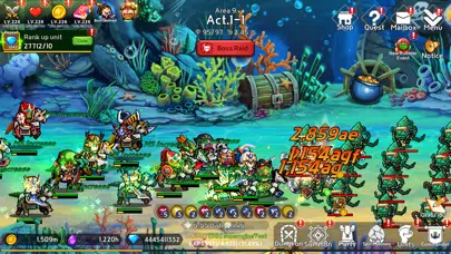 Capturas de tela do Rumble Knights - idle RPG