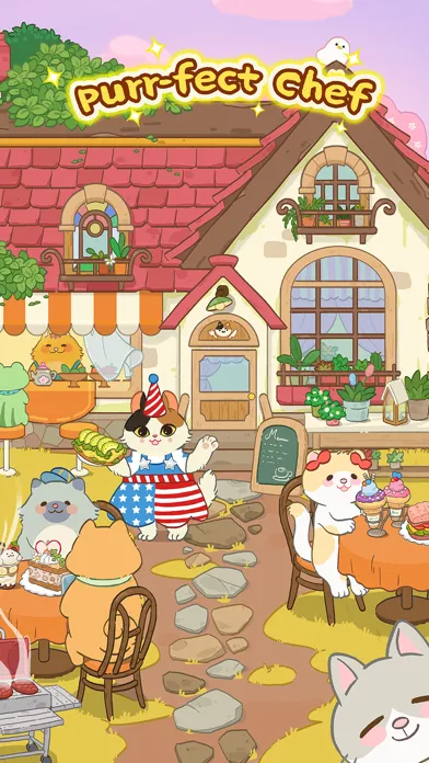 Capturas de tela do Purr-fect Chef: Cats Can Cook