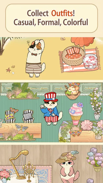 Capturas de tela do Purr-fect Chef: Cats Can Cook