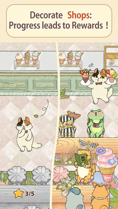 Capturas de tela do Purr-fect Chef: Cats Can Cook
