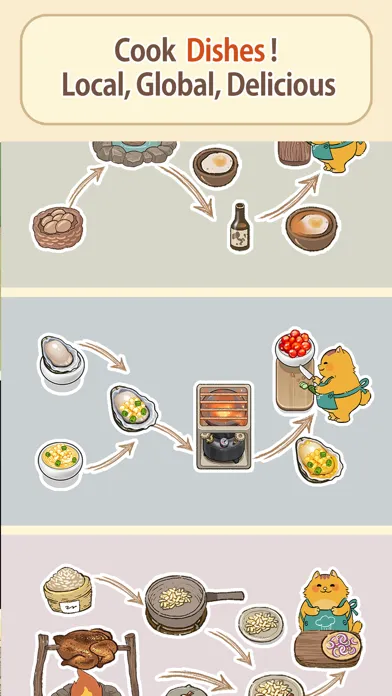 Capturas de tela do Purr-fect Chef: Cats Can Cook