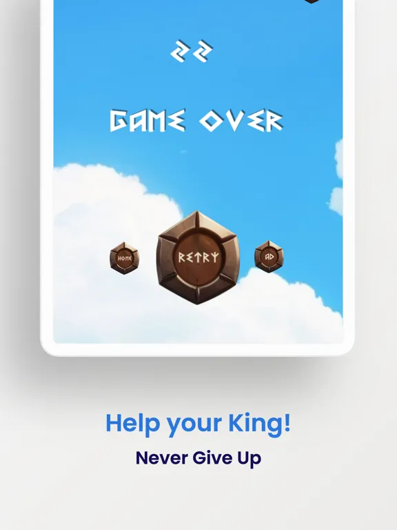 Tangkapan skrin King Viking's Epic Quest iPad 