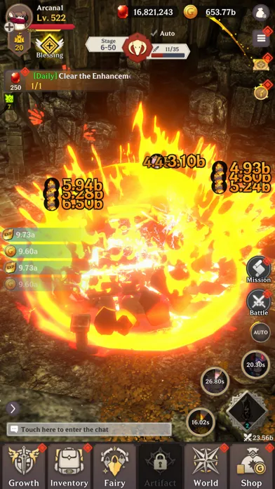 Tangkapan layar Arcana Blade : Idle RPG