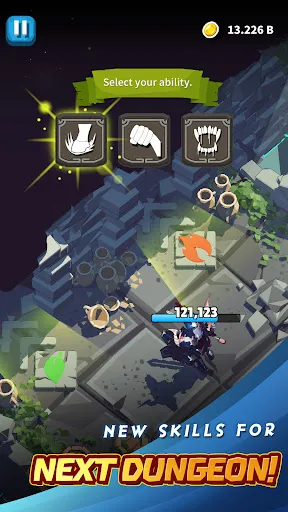 Capturas de tela do Dungeon of Gods