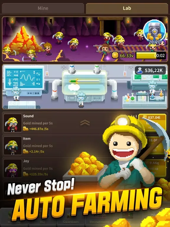 Idle Guardians: Never Die iPad 應用截圖