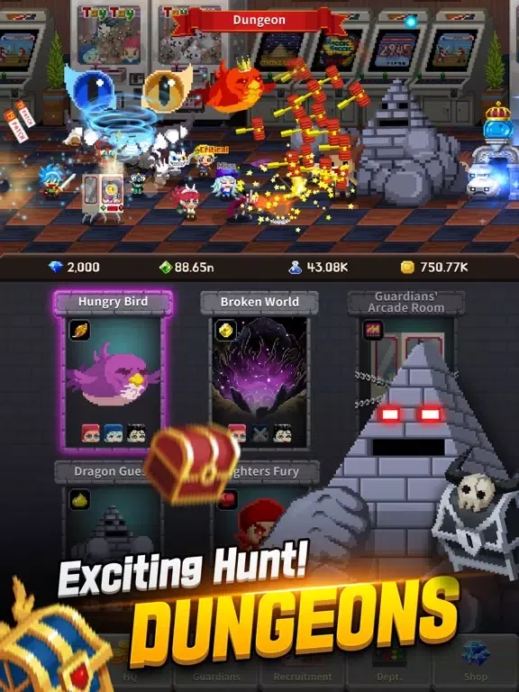 Idle Guardians: Never Die iPad 應用截圖