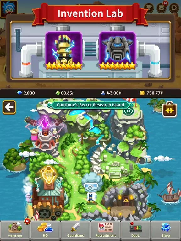 Idle Guardians: Never Die iPad 應用截圖