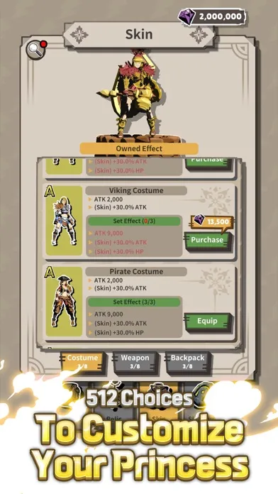 ภาพหน้าจอของ Lightning Princess: Idle RPG