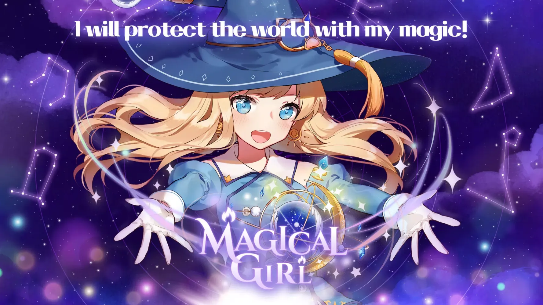 Tangkapan skrin Magical Girl: Idle Pixel Hero