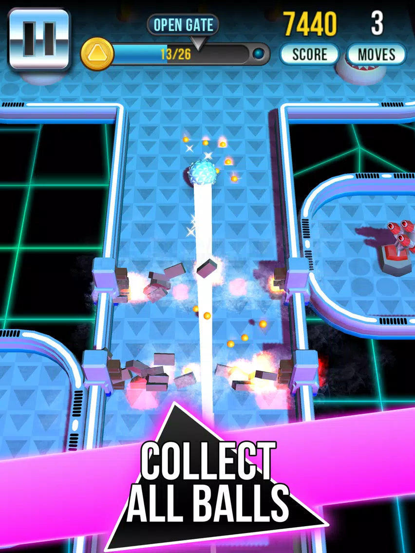 Retro Shot - Pinball Puzzle Game iPad  스크린샷