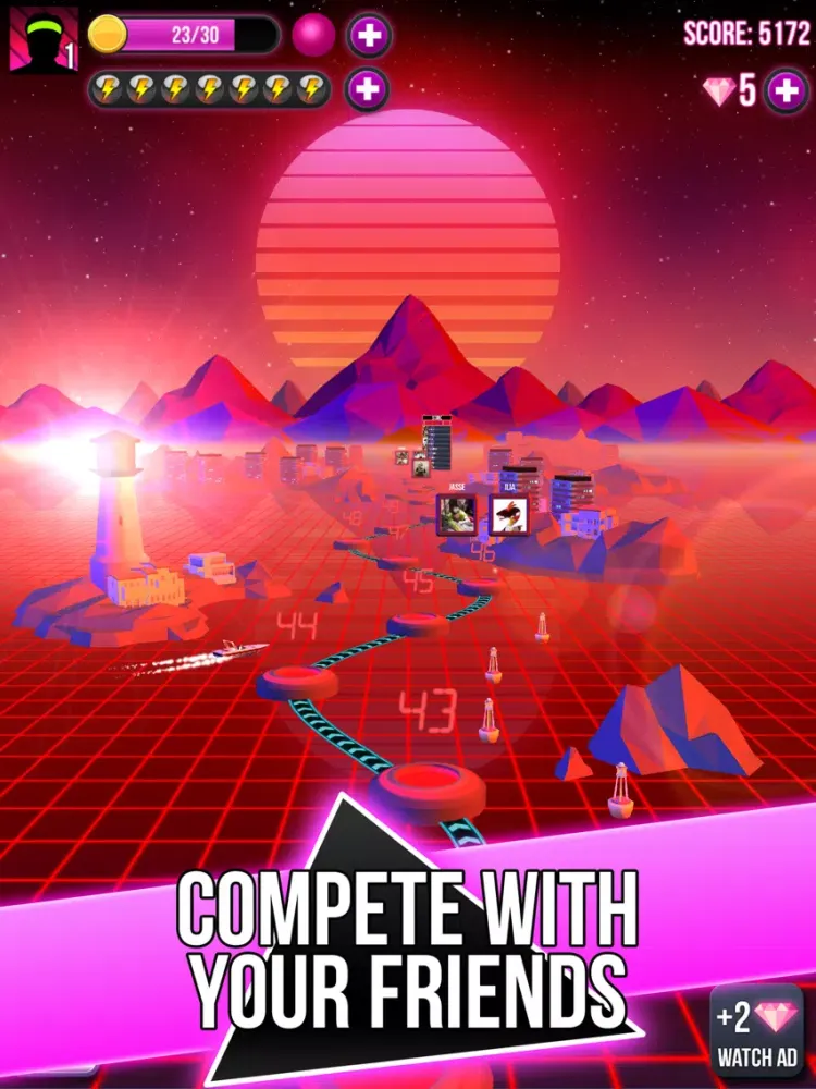 Retro Shot - Pinball Puzzle Game iPad  Screenshots