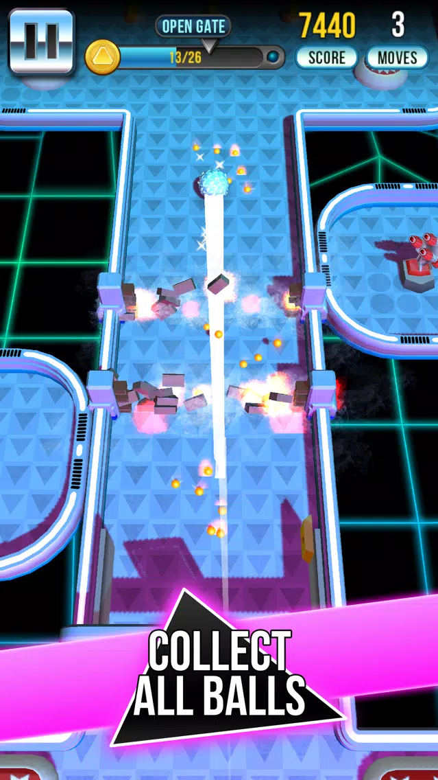 Retro Shot - Pinball Puzzle Game 스크린샷