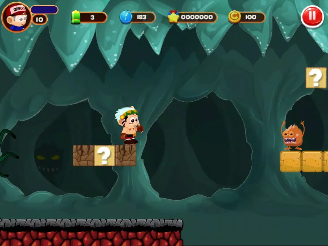 Ảnh chụp màn hình của Jungle World Super Adventure iPad 