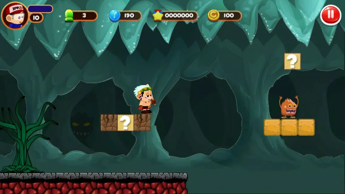 Ảnh chụp màn hình của Jungle World Super Adventure
