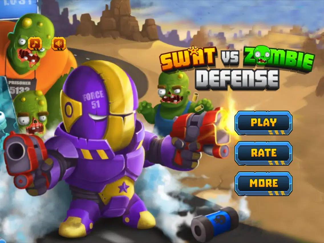SWAT vs Zombies: Zombie Killer iPad 应用截图