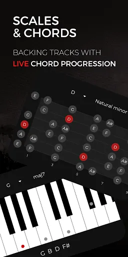 Ảnh chụp màn hình của Backtrackit: Musicians Player