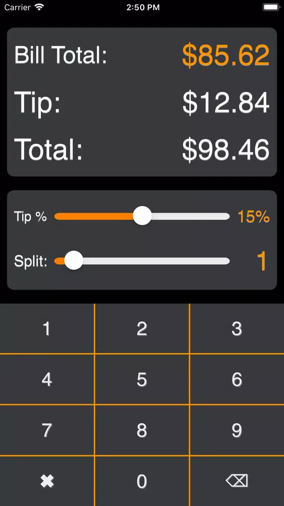Tip Gratuity Pro 스크린샷