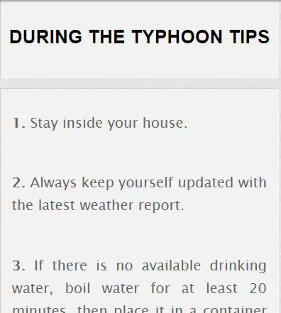 Typhoon Survival Tips Screenshots