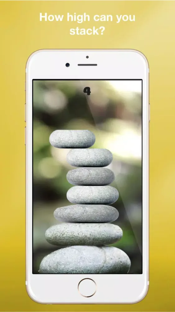 Zen Stone Stack - How high can you reach? - Relaxing and fun stone tower castle stacking game Screenshots